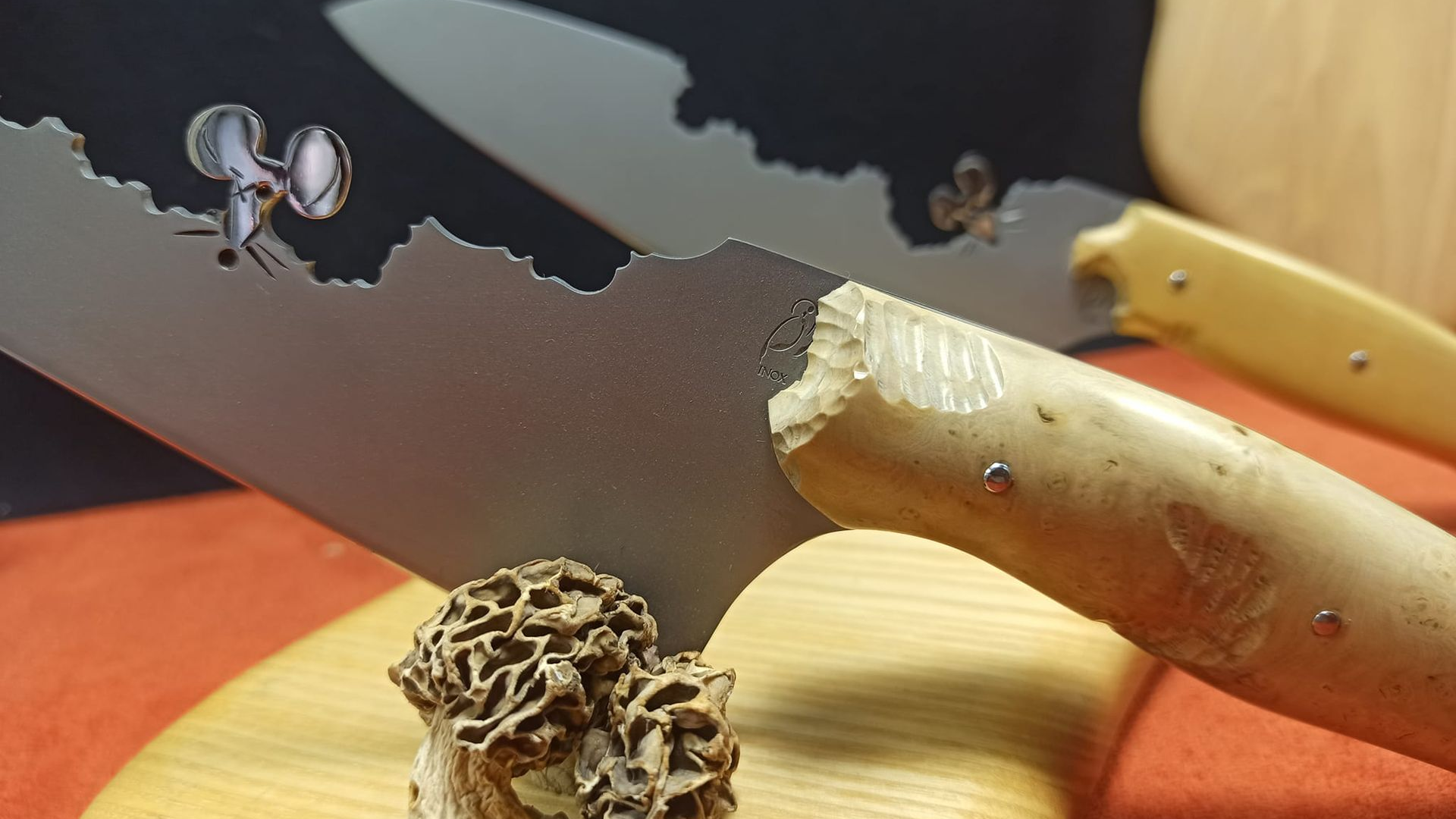 couteau de cuisine sourie Charlie Maridet